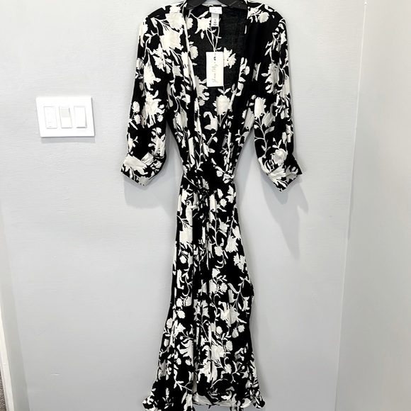 Johanna Ortiz Floral Wrap Dress - Picture 1 of 5